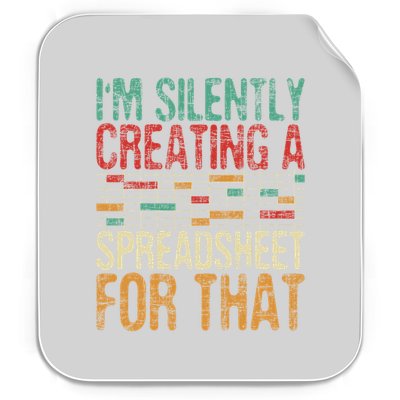 I'm Silently Creating A Spreadsheet Actuary Statistician Permanent Decal Sticker