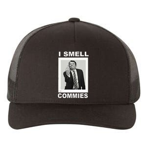 I Smell Commies Funny Ronald Regan Yupoong Adult 5-Panel Trucker Hat