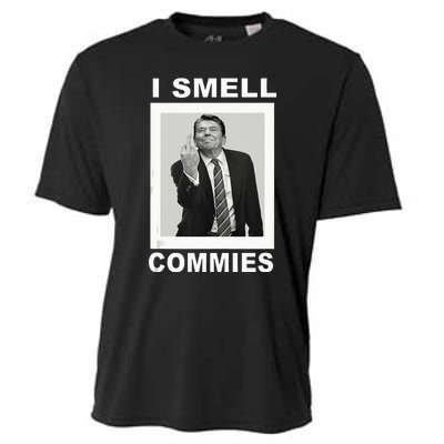 I Smell Commies Funny Ronald Regan Cooling Performance Crew T-Shirt