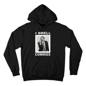 I Smell Commies Funny Ronald Regan Hoodie