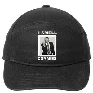 I Smell Commies Funny Ronald Regan 7-Panel Snapback Hat