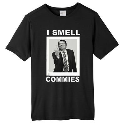 I Smell Commies Funny Ronald Regan Tall Fusion ChromaSoft Performance T-Shirt