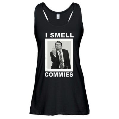 I Smell Commies Funny Ronald Regan Ladies Essential Flowy Tank