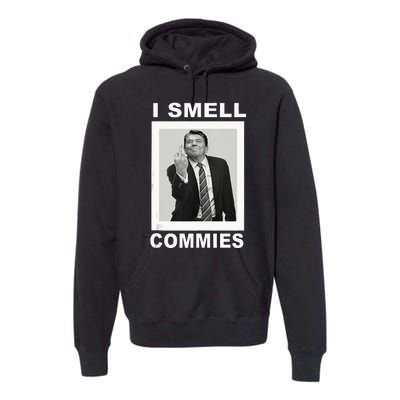 I Smell Commies Funny Ronald Regan Premium Hoodie