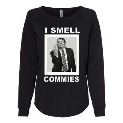 I Smell Commies Funny Ronald Regan Womens California Wash Sweatshirt