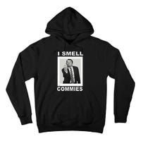 I Smell Commies Funny Ronald Regan Tall Hoodie