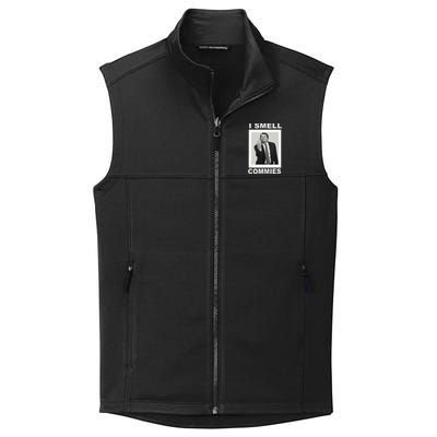 I Smell Commies Funny Ronald Regan Collective Smooth Fleece Vest