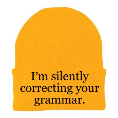 I'm Silently Correcting Your Grammar Gift Knit Cap Winter Beanie