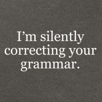 I'm Silently Correcting Your Grammar Gift Cotton Canvas Backpack