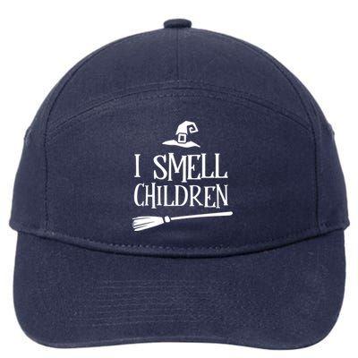 I Smell Children Cool Gift Halloween Funny Costume Witches 7-Panel Snapback Hat