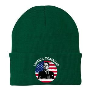 I Smell Commies Republican Conservative Ronald Regan Biden Knit Cap Winter Beanie