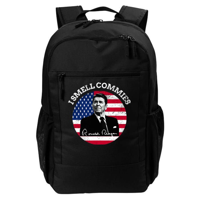 I Smell Commies Republican Conservative Ronald Regan Biden Daily Commute Backpack