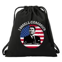 I Smell Commies Republican Conservative Ronald Regan Biden Drawstring Bag