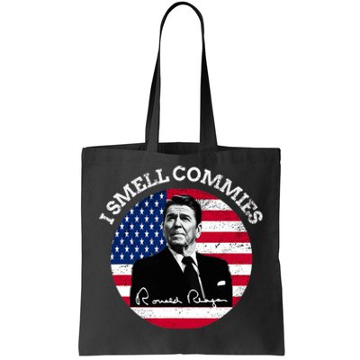 I Smell Commies Republican Conservative Ronald Regan Biden Tote Bag