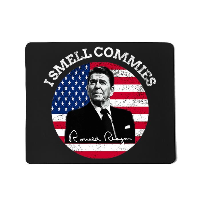 I Smell Commies Republican Conservative Ronald Regan Biden Mousepad