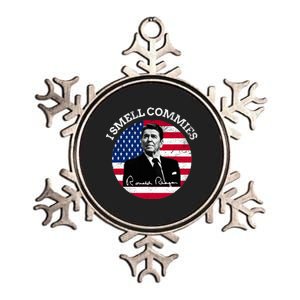 I Smell Commies Republican Conservative Ronald Regan Biden Metallic Star Ornament