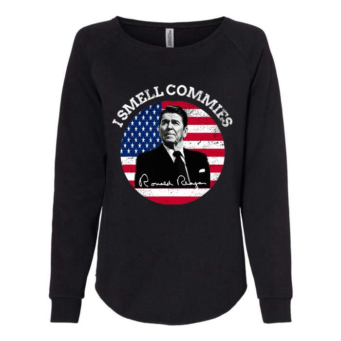 I Smell Commies Republican Conservative Ronald Regan Biden Womens California Wash Sweatshirt