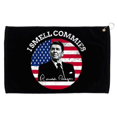 I Smell Commies Republican Conservative Ronald Regan Biden Grommeted Golf Towel