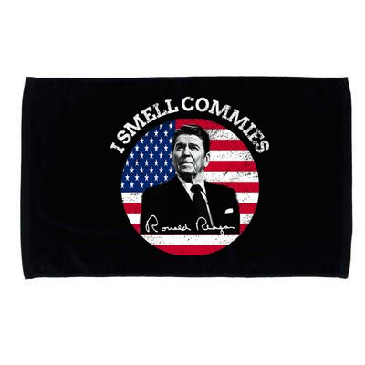 I Smell Commies Republican Conservative Ronald Regan Biden Microfiber Hand Towel