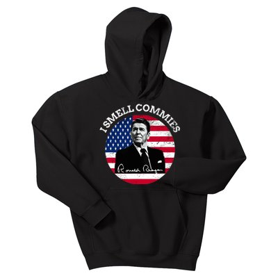 I Smell Commies Republican Conservative Ronald Regan Biden Kids Hoodie