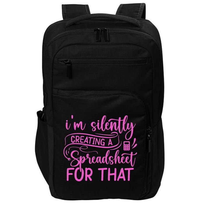 I'm Silently Creating A Spreadsheet For That Math Majors Impact Tech Backpack