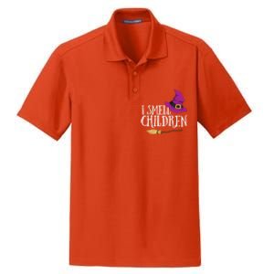 I Smell Children Teacher Halloween Witch For Meaningful Gift Dry Zone Grid Polo