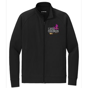 I Smell Children Teacher Halloween Witch For Meaningful Gift Stretch Full-Zip Cadet Jacket