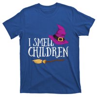 I Smell Children Teacher Halloween Witch For Meaningful Gift T-Shirt