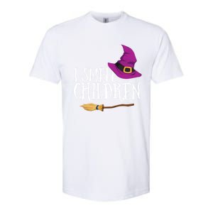 I Smell Children Teacher Halloween Witch For Meaningful Gift Softstyle CVC T-Shirt