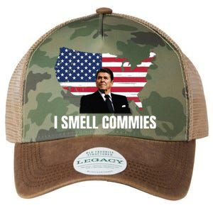 I Smell Commies, Ronald Reagan, Political Humor, President Reagan Legacy Tie Dye Trucker Hat