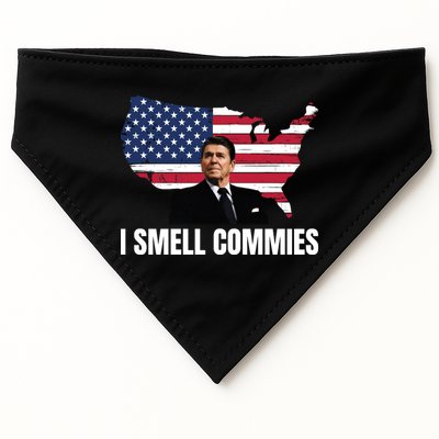 I Smell Commies, Ronald Reagan, Political Humor, President Reagan USA-Made Doggie Bandana