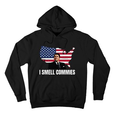 I Smell Commies, Ronald Reagan, Political Humor, President Reagan Hoodie