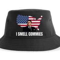 I Smell Commies, Ronald Reagan, Political Humor, President Reagan Sustainable Bucket Hat