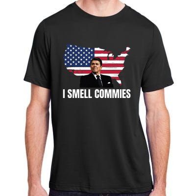 I Smell Commies, Ronald Reagan, Political Humor, President Reagan Adult ChromaSoft Performance T-Shirt