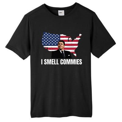 I Smell Commies, Ronald Reagan, Political Humor, President Reagan Tall Fusion ChromaSoft Performance T-Shirt