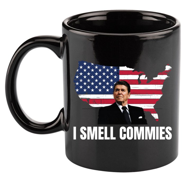 I Smell Commies, Ronald Reagan, Political Humor, President Reagan 11oz C Handle Ceramic Mug