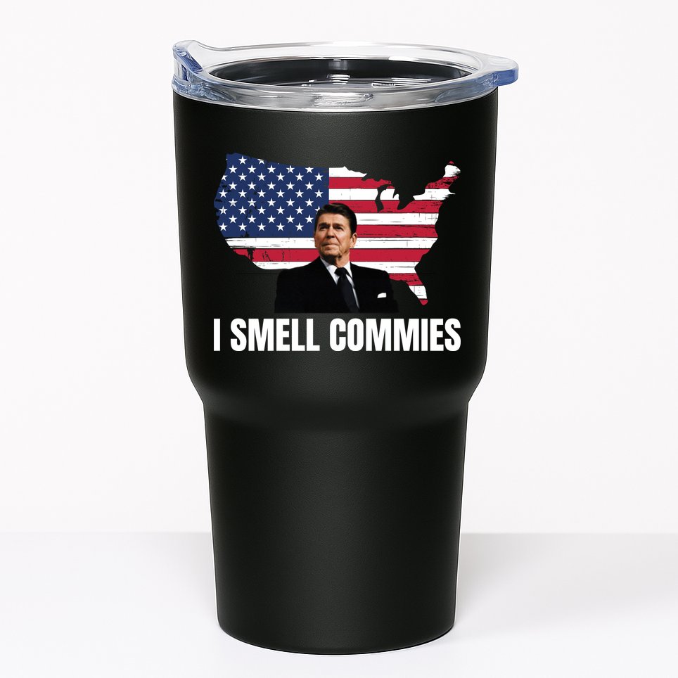 I Smell Commies, Ronald Reagan, Political Humor, President Reagan Tumbler