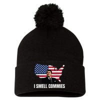 I Smell Commies, Ronald Reagan, Political Humor, President Reagan Pom Pom 12in Knit Beanie