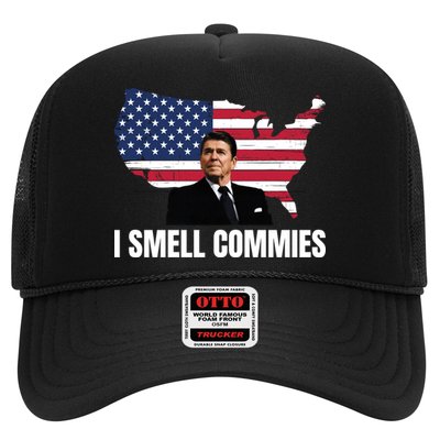 I Smell Commies, Ronald Reagan, Political Humor, President Reagan Trucker Hat