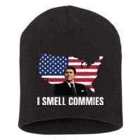 I Smell Commies, Ronald Reagan, Political Humor, President Reagan Short Acrylic Beanie