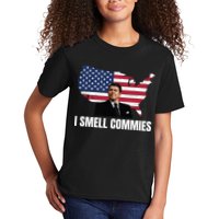 I Smell Commies, Ronald Reagan, Political Humor, President Reagan Kids T-Shirt
