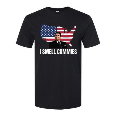 I Smell Commies, Ronald Reagan, Political Humor, President Reagan Softstyle® CVC T-Shirt