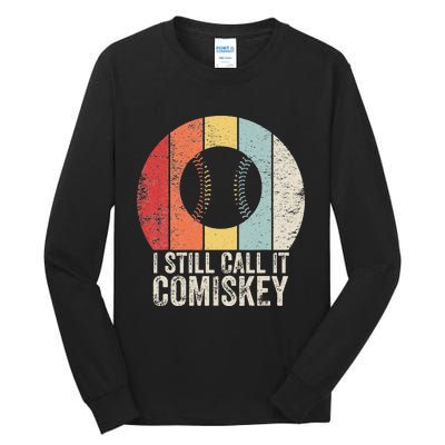 I Still Call It Comiskey Vintage Baseball Lover Tall Long Sleeve T-Shirt