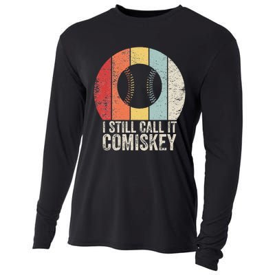 I Still Call It Comiskey Vintage Baseball Lover Cooling Performance Long Sleeve Crew