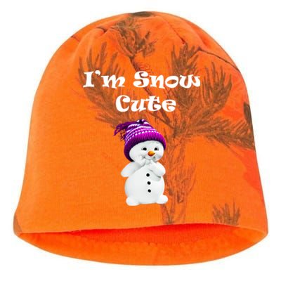 Im Snow Cute Snow Christmas Gifcute Gift Funny Gift Kati - Camo Knit Beanie