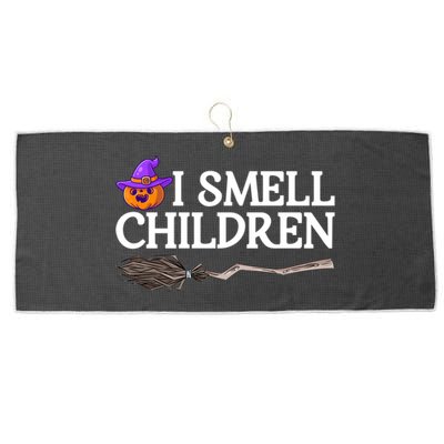 I Smell Children Witch Halloween Costume Gift Large Microfiber Waffle Golf Towel