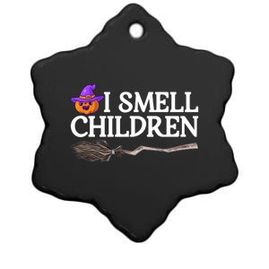 I Smell Children Witch Halloween Costume Gift Ceramic Star Ornament