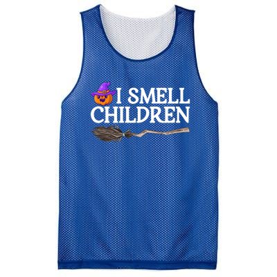 I Smell Children Witch Halloween Costume Gift Mesh Reversible Basketball Jersey Tank