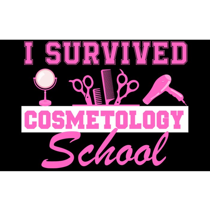 I Survived Cosmetology School Graduation Cosmetologist Cosmetology Student Bumper Sticker