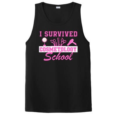 I Survived Cosmetology School Graduation Cosmetologist Cosmetology Student PosiCharge Competitor Tank